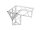 Decotruss SAL-33 Corner 3-way \/ right silver