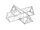 Decotruss SAC-41 crossing 4-way silver