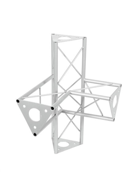 Decotruss SAC-44 corner 4-way r+h silver