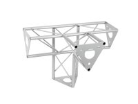 Alutruss Decotruss 4-Weg-St. SAT 42 silber, Abgang unten