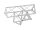 Decotruss SAT-43 4-Weg-Stück /\ silber