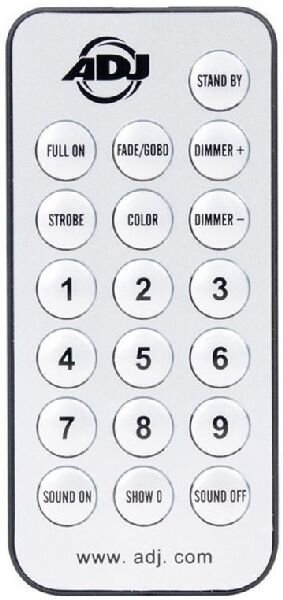 ADJ UC-IR, Infrarot-Fernbedienung für versch. ADJ-Lichteffekte