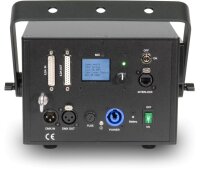 Laserworld Cube 1.5, 1500mW Laser, akkubetrieben, Bluetooth-APP, DMX, Stand-Alone (Musik), ILDA