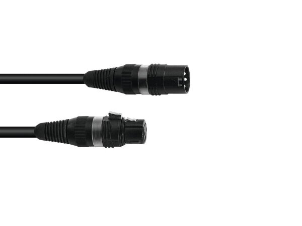 Sommer-Cable DMX cable XLR 3pin 1m bk Hicon