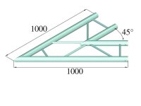 Alutruss Bilock BQ2-PAC19H 2-Weg Ecke 45°