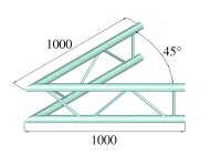 Alutruss Bilock BQ2-PAC19V 2-Weg Ecke 45°