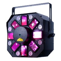 ADJ Stinger II, LED-Moonflower mit Strobe und Laser