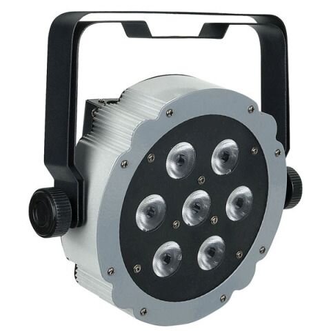 Showtec Compact Par 7 Q4, 7x 4 Watt RGBW-LED, DMX, 15 Grad Abstrahlwinkel