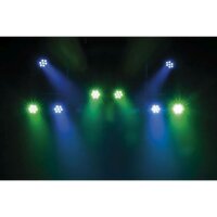 Showtec Compact Par 7 Q4, 7x 4 Watt RGBW-LED, DMX, 15 Grad Abstrahlwinkel