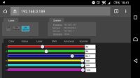 Tarm 6 (ShowNET), reiner Diodenlaser, 6.000 mW RGB, analog moduliert, ILDA