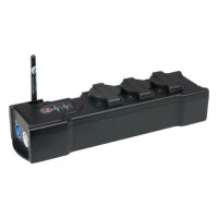 Showgear PowerBOX 3, 3x Schuko-Out, eingebauter W-DMX-Receiver (Wireless Solution)