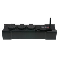 Showgear PowerBOX 3, 3x Schuko-Out, eingebauter W-DMX-Receiver (Wireless Solution)