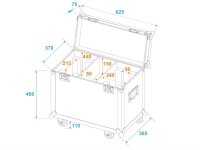 Roadinger Flightcase 2x TMH-X12