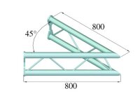 Alutruss Bisystem PV-19 2-way 45° vertical