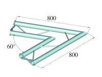 Alutruss Bisystem PH-20 2-way 60° horizontal