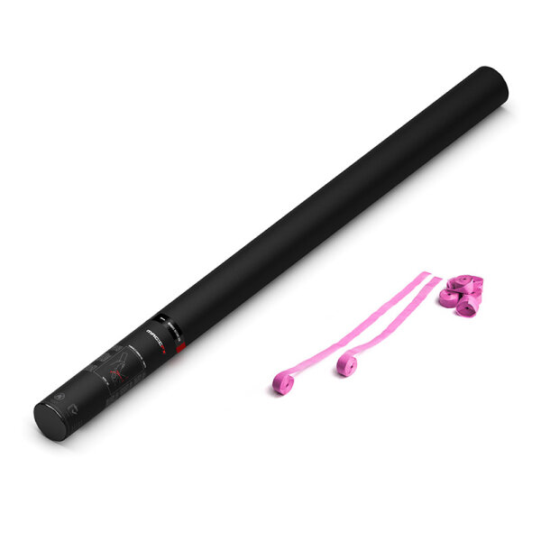 MagicFX Handheld Luftschlangen-Shooter PRO, pink, 80cm