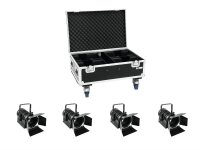 Eurolite Set 4x LED THA-40PC bk + Case