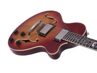 Dimavery LP-612 E-Guitar, flamed sunburst