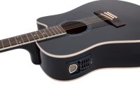 Dimavery DR-612 Western guitar 12-string, black