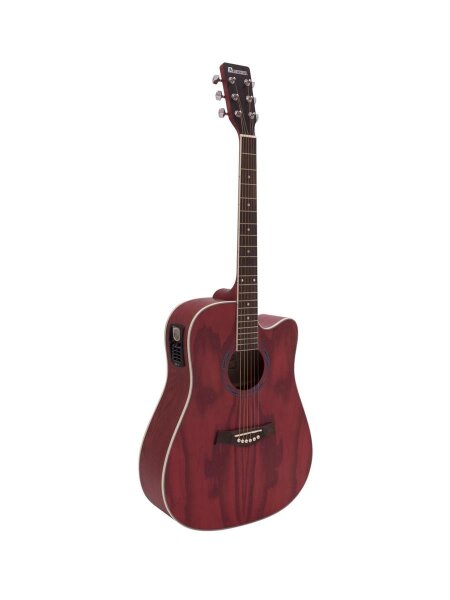 Dimavery JK-510 Western guitar, cutaway, grained