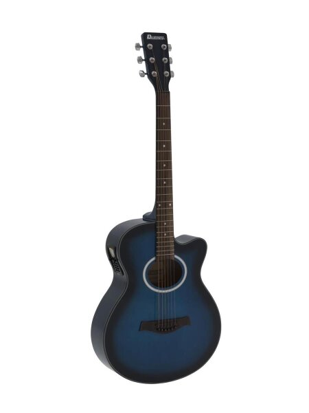 Dimavery AW-400 Western guitar, blueburst