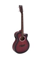 Dimavery AW-400 Western-Gitarre, redburst