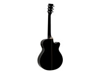 Dimavery AW-400 Western-Gitarre LH, schwarz