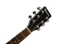 Dimavery AW-400 Western guitar LH, black