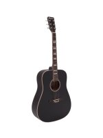 Dimavery STW-40 Western guitar, black