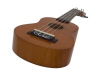 Dimavery UK-200 Ukulele, soprano, braun