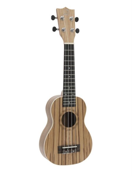 Dimavery UK-400 Ukulele soprano "Zebrawood"