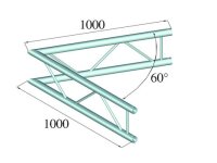 Alutruss Bilock E-GL22 C20-V 2-way Corner 60°