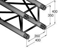 Alutruss Quadlock GL400-1500 4-Way Cross Beam