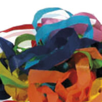 Showgear Handheld Luftschlangen-Shooter, bunt, 50cm