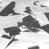 Showgear Handheld Luftschlangen-Shooter, silber/weiss, 50cm