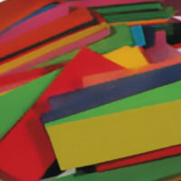 Showgear Handheld Konfetti-Shooter PRO, bunt, 80cm