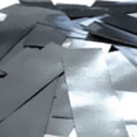 Showgear Handheld Konfetti-Shooter PRO, silber-metallic, 80cm