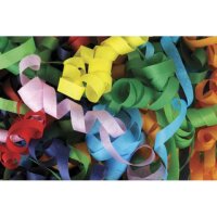 Showgear elektrischer Luftschlangen-Shooter, bunt, 50cm