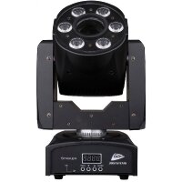 JB Systems Striker, LED-Hybrid-Moving-Head, 1x 30 Watt LED (Spot), 6x 8 Watt LED (Wash)