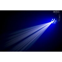 JB Systems Striker, LED-Hybrid-Moving-Head, 1x 30 Watt LED (Spot), 6x 8 Watt LED (Wash)