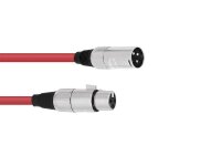 Omnitronic XLR cable 3pin 1,5m rd