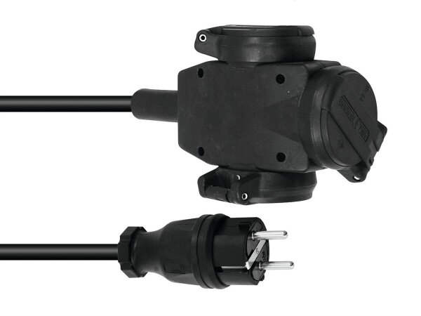 Eurolite Verlängerung 3x2,5 3m 3-fach