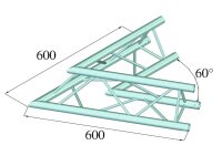 Alutruss Decolock DQ3-PAC20 2-Weg Ecke 60°