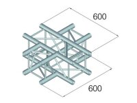 Alutruss Quadlock GL400-C41 4-Way Junction