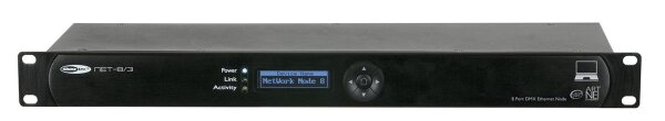 Showtec NET-8/3, 8 Kanal Artnet/Klingnet Node, 3-pol XLR