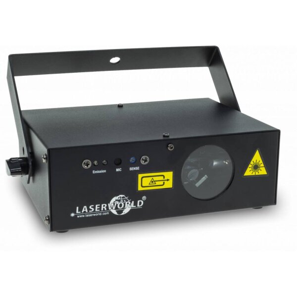 Laserworld EL-230RGB MKII, max. 230mW, 650nm rot, 532nm grün, 445nm blau, Auto-Mode, Music-Mode, DMX