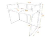 Omnitronic Mobile DJ Stand inkl. Cover