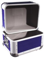 Roadinger Record Case ALU 50/50, rounded, dark blue