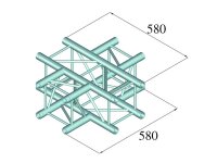 Alutruss Decolock DQ4-PAC41 4-Way Cross Piece