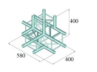 Alutruss Decolock DQ4-PAT42 4-Way T-Piece